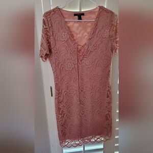 Forever 21 Women's lace bodycon dress Size L